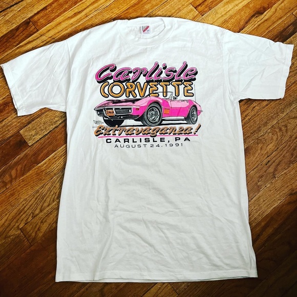 1991 Carlisle Pennsylvania Corvette car show t-shirt - Picture 1 of 2
